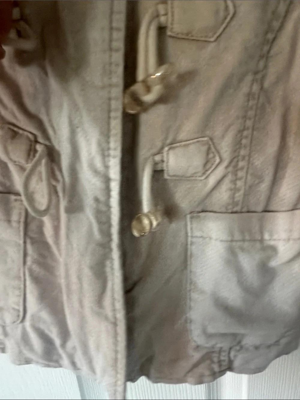 Gymboree Light Beige Toggle Pea Coat